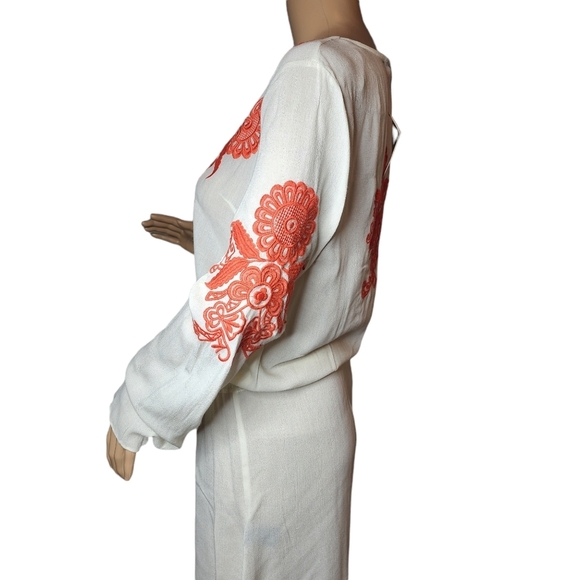 NWT ark & co embroidered flowy dress - Picture 12 of 16